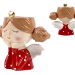 CERAMICA- BUSTO C/FURO COLORIDO