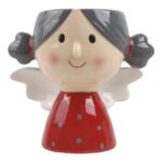 CERAMICA- BUSTO C/FURO COLORIDO