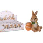 FIGURA COELHO C/OVO RESINA