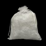 SACO ORGANZA 10UNID 20X25CM COR:BRANCO