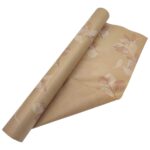 ROLO KRAFT 70CMX50MTS FOLHAS BORDO/BRANCO