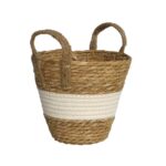 CESTOS C/ASA COR:NATURAL/BRANCO