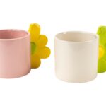 VASO CERAMICA C/PEGA FLOR SORTIDOS