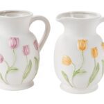 JARRA C/RELEVO TULIPA SORTIDOS