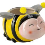 FIGURA ABELHA C/FURO CERAMICA