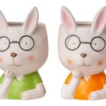 FIGURA COELHO TERRACOTA C/FURO SORTIDOS