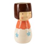 FIGURA SENHORA CERAMICA C/FURO