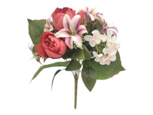 ARTIFICIAL- RAMO C/PEONIA+LILIUM+HYDRANGEA