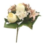 ARTIFICIAL- RAMO C/PEONIA+LILIUM+HYDRANGEA