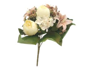 ARTIFICIAL- RAMO C/PEONIA+LILIUM+HYDRANGEA