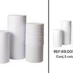 CONJ.3 REVISTEMENTOS LYCRA COR:BRANCO