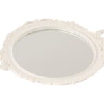 BANDEJA PLASTICO RED. C/ESPELHO COR:BRANCO