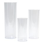 CONJ.3 CILINDROS ACRILICO