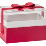 CAIXA ACRICILO COR:VERMELHO