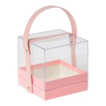 CAIXA ACRICILO COR:ROSA