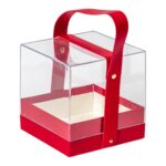 CAIXA ACRICILO COR:VERMELHO