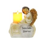 MARFINITE -ANJO SENTADO NA PLACA C/LUZ LED