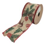 FITA MOTIVOS NATAL 6.3CMX10MT C/ARAME