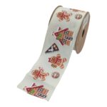 FITA 6.3CMX10MTS GENGIBRE C/ARAME COR:BRANCO