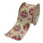 FITA 6.3CMX10MTS BOLAS NATAL C/ARAME