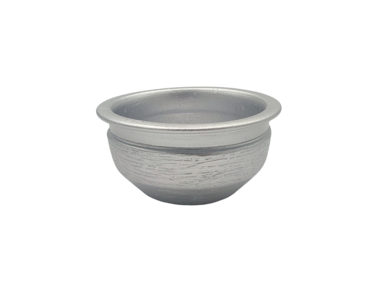 F19.000118.4 CERAMICA- FLOREIRA MINI ALTA COR:PRATA - Image 1