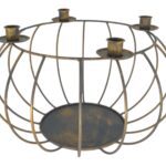 BASE C/SUPORTE PARA VELAS METAL