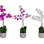 ORQUIDEAS ARTIFICIAL C/VASO X13 COR: SORTIDAS