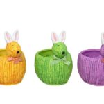 COELHO C/VASO CERAMICA SORTIDOS