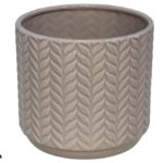 VASO CERAMICA CHIARA COR:CASTANHO