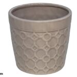 VASO CERAMICA GALA COR:CASTANHO