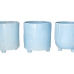 VASO CERAMICA EGAN SORTIDOS COR:AZUL
