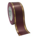 FITA FUNERAL 5CMX50MTS COR:BORDO/OURO