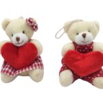 URSO PELUCHE C/CORAÇAO SORTIDOS