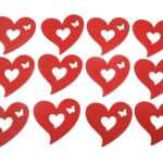 CORAÇAO MADEIRA 7CM EMB.C/12UNID COR:VERMELHO