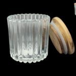 FRASCO VIDRO C/TAMPA COR:TRANSP.