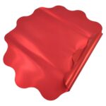 NAPERON METALIZADO/MATE DIA.50CM 50UNID COR:VERMELHO