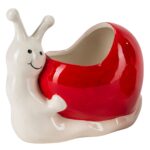 CARACOL C/CORAÇAO CERAMICA