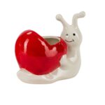 CARACOL C/CORAÇAO CERAMICA