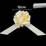 LAÇOS RAPIDOS CETIM CX. C/12 UNID COR:PEROLA