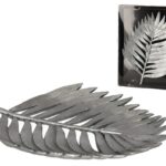 BANDEJA FOLHA RESINA COR:PRATA