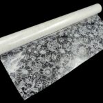 ROLO CELOFANE 70CMX50MTS FLOR COR:BRANCO