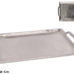 BANDEJA NIQUEL COR:PRATA