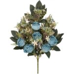 MOLHO PALMA ROSAS X12 COR:AZUL