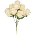 RAMO ROSAS CAPULLO GRD. X10 COR:CREME