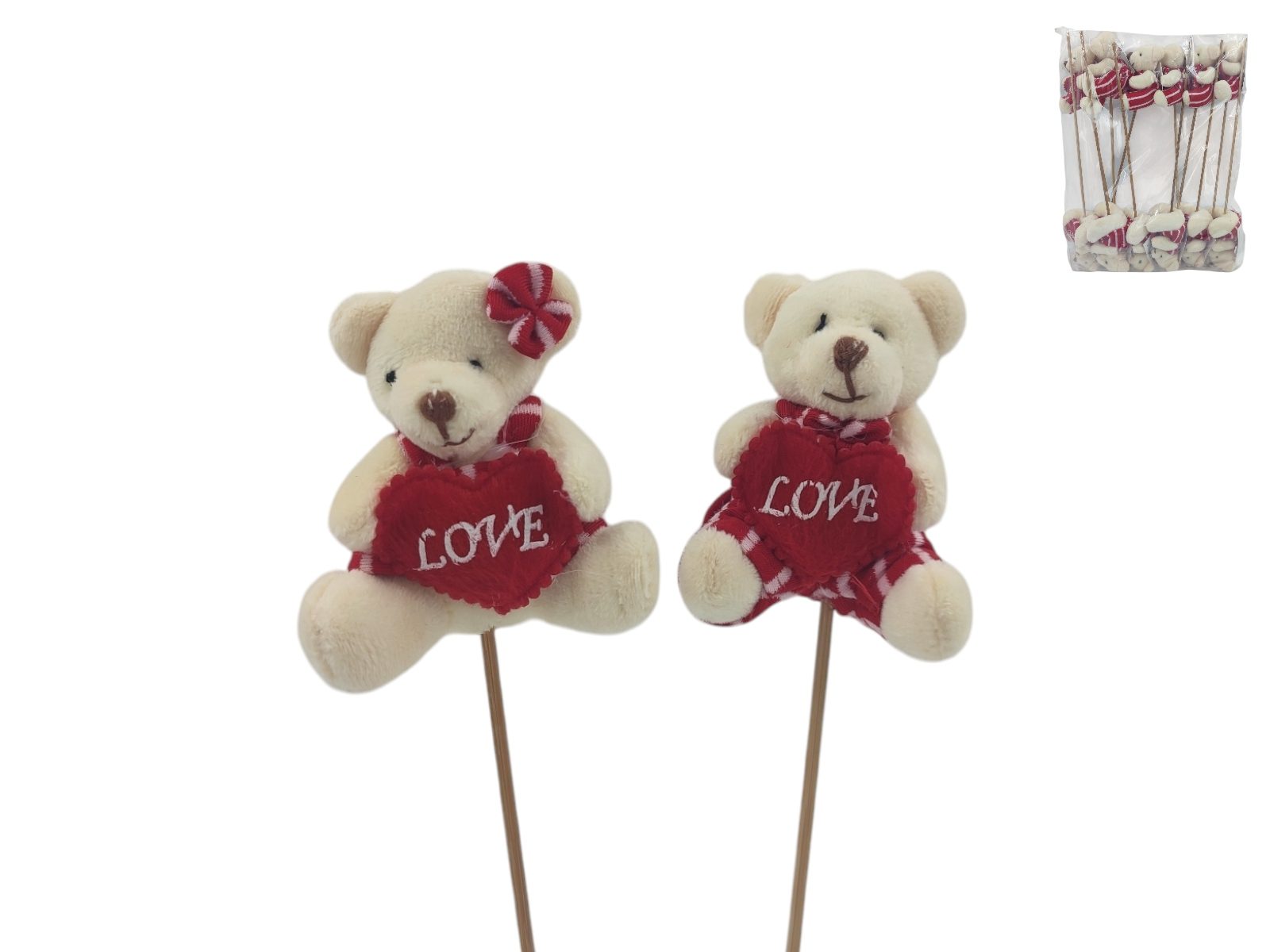 SH-14765 URSO 8CM C/PICO 30CM SORTIDOS - Image 1
