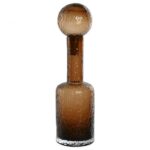 JARRA CRISTAL C/TAMPA COR:CASTANHO