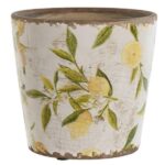 VASO CERAMICA RUSTICO LIMOES