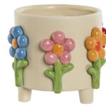 VASO CERAMICA FLORIDO