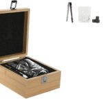 CAIXA MADEIRA CONJ.3 PC WHISKY