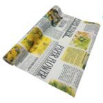 ROLO FIBRA NOTICIAS C/FLORES 51CMX9MT COR:AMARELO